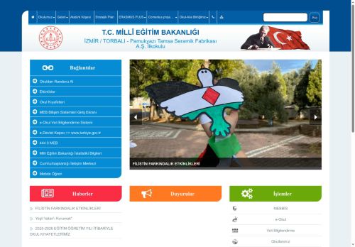 İZMİR / TORBALI - Pamukyazı Tamsa Seramik Fabrikası A.Ş. İlkokulu