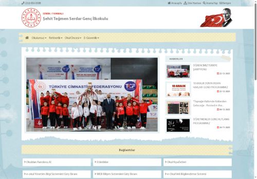 İZMİR / TORBALI - Şehit Teğmen Serdar Genç İlkokulu