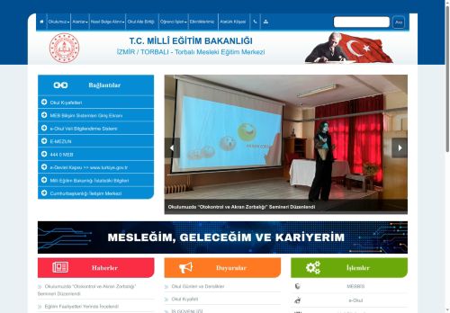 İZMİR / TORBALI - Torbalı Mesleki Eğitim Merkezi