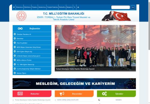 İZMİR / TORBALI - Torbalı Piri Reis Ticaret Mesleki ve Teknik Anadolu Lisesi