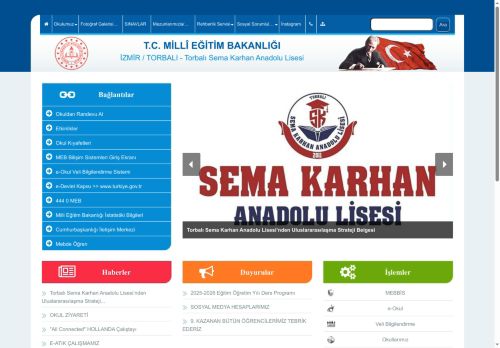 İZMİR / TORBALI - Torbalı Sema Karhan Anadolu Lisesi