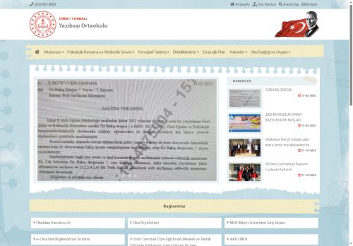 İZMİR / TORBALI - Yazıbaşı Ortaokulu