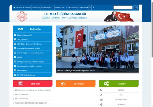 İZMİR / TORBALI - 80.Yıl Çaybaşı Ortaokulu