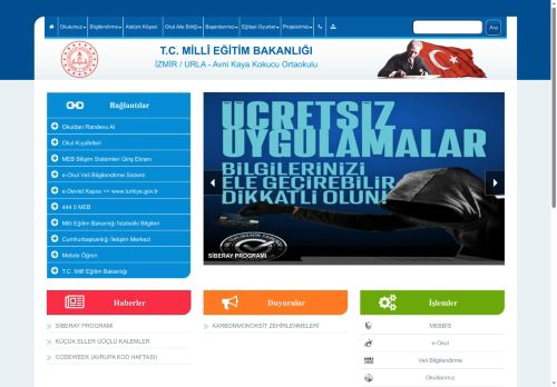 İZMİR / URLA - Avni Kaya Kokucu Ortaokulu