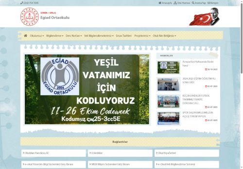 İZMİR / URLA - Egiad Ortaokulu