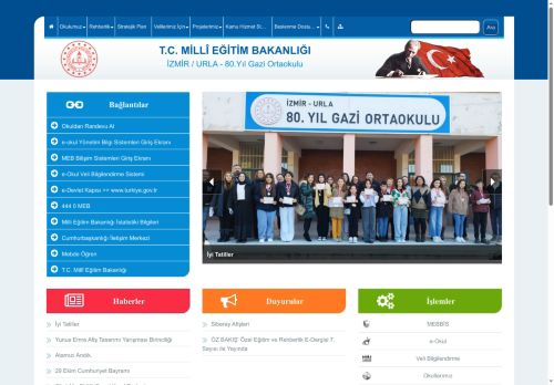 İZMİR / URLA - 80.Yıl Gazi Ortaokulu