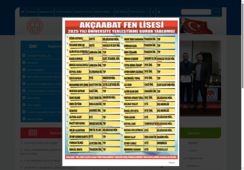 TRABZON / AKÇAABAT - Akçaabat Fen Lisesi