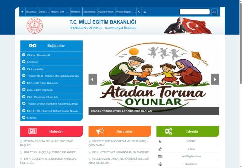 TRABZON / ARAKLI - Cumhuriyet İlkokulu