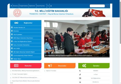 TRABZON / HAYRAT - Hayrat Borsa İstanbul Ortaokulu