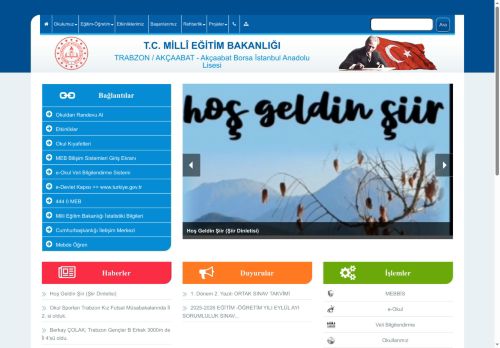 TRABZON / AKÇAABAT - Akçaabat Borsa İstanbul Anadolu Lisesi