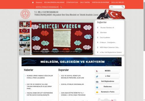 TRABZON / AKÇAABAT - Akçaabat İbni Sina Mesleki ve Teknik Anadolu Lisesi