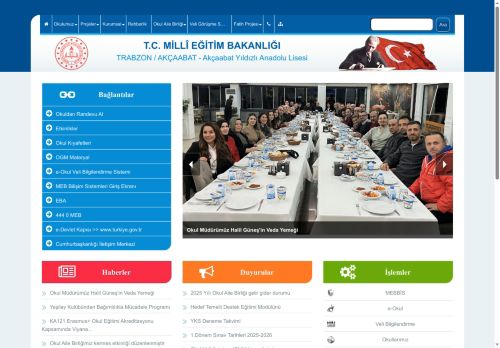 TRABZON / AKÇAABAT - Akçaabat Yıldızlı Anadolu Lisesi