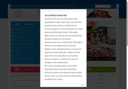 TRABZON / AKÇAABAT - Kavaklı İlkokulu