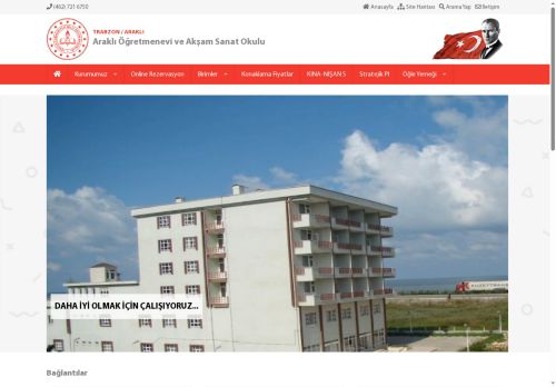 TRABZON / ARAKLI - Araklı Öğretmenevi ve Akşam Sanat Okulu