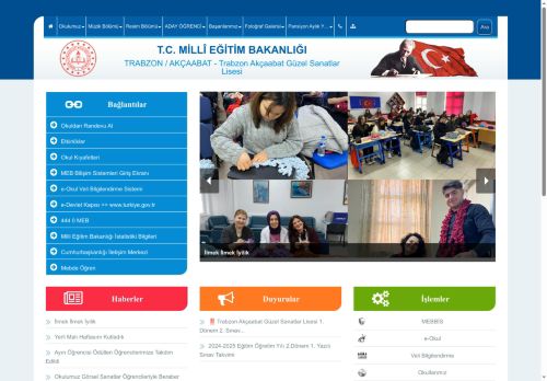 TRABZON / AKÇAABAT - Trabzon Akçaabat Güzel Sanatlar Lisesi