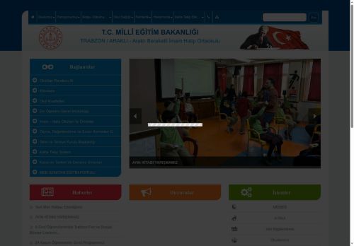 TRABZON / ARAKLI - Araklı Bereketli İmam Hatip Ortaokulu