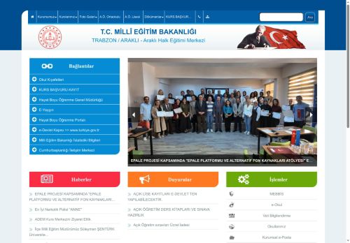 TRABZON / ARAKLI - Araklı Halk Eğitimi Merkezi