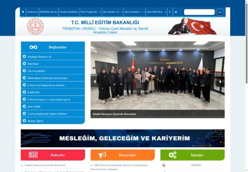 TRABZON / ARAKLI - Yılmaz Çebi Mesleki ve Teknik Anadolu Lisesi