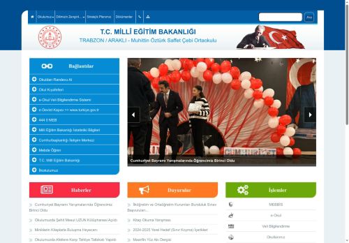 TRABZON / ARAKLI - Muhittin Öztürk Saffet Çebi Ortaokulu