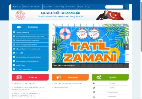 TRABZON / ARSİN - Mehmet Akif Ersoy İlkokulu