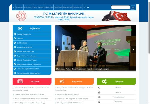 TRABZON / ARSİN - Mehmet Rüştü Aşıkkutlu Anadolu İmam Hatip Lisesi