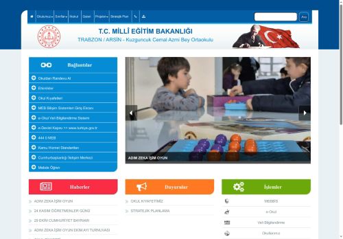 TRABZON / ARSİN - Kuzguncuk Cemal Azmi Bey Ortaokulu