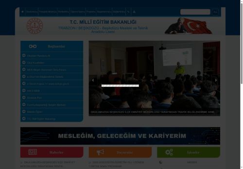 TRABZON / BEŞİKDÜZÜ - Beşikdüzü Mesleki ve Teknik Anadolu Lisesi