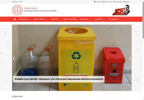 TRABZON / ARSİN - Yeşilyalı İmam Hatip Ortaokulu