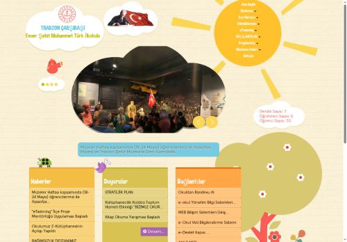 TRABZON / ÇARŞIBAŞI - Fener Şehit Muhammet Türk İlkokulu