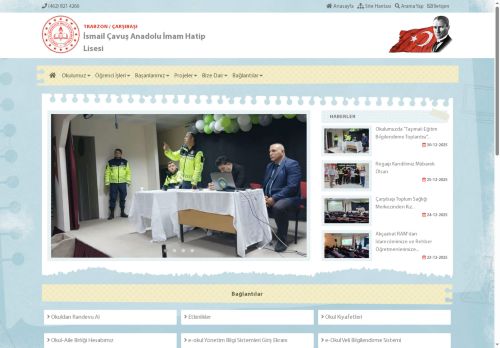 TRABZON / ÇARŞIBAŞI - İsmail Çavuş Anadolu İmam Hatip Lisesi