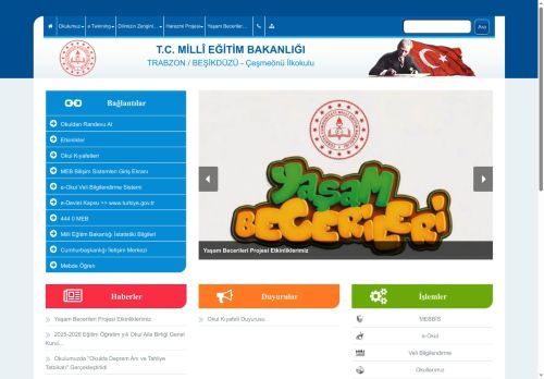 TRABZON / BEŞİKDÜZÜ - Çeşmeönü İlkokulu