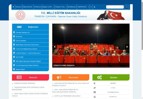 TRABZON / ÇAYKARA - Taşkıran İmam Hatip Ortaokulu