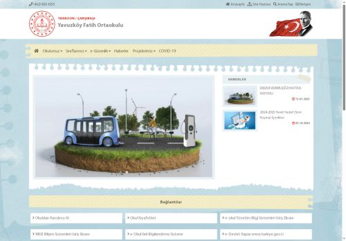 TRABZON / ÇARŞIBAŞI - Yavuzköy Fatih Ortaokulu