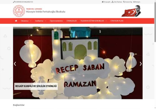 TRABZON / ÇAYKARA - Hüseyin Vehbi Fettahoğlu İlkokulu