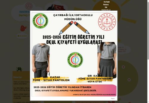 TRABZON / DÜZKÖY - Çayırbağı İlkokulu