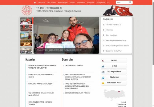 TRABZON / DÜZKÖY - H.Mehmet Ofluoğlu Ortaokulu