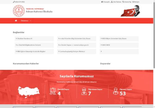 TRABZON / KÖPRÜBAŞI - Adnan Kahveci İlkokulu