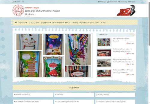 TRABZON / MAÇKA - Esiroğlu Şehit Er Mehmet Akyüz İlkokulu