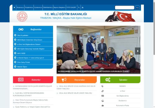 TRABZON / MAÇKA - Maçka Halk Eğitimi Merkezi