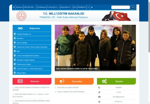 TRABZON / OF - Fatih Sultan Mehmet Ortaokulu
