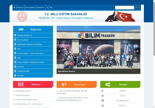 TRABZON / OF - Kireçli Dursun Dumangöz Ortaokulu