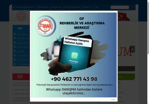 TRABZON / OF - Of Rehberlik ve Araştırma Merkezi