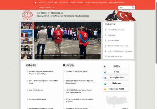 TRABZON / ORTAHİSAR - Affan Kitapçıoğlu Anadolu Lisesi