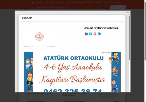 TRABZON / ORTAHİSAR - Atatürk Ortaokulu