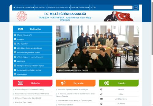 TRABZON / ORTAHİSAR - Aydınlıkevler İmam Hatip Ortaokulu