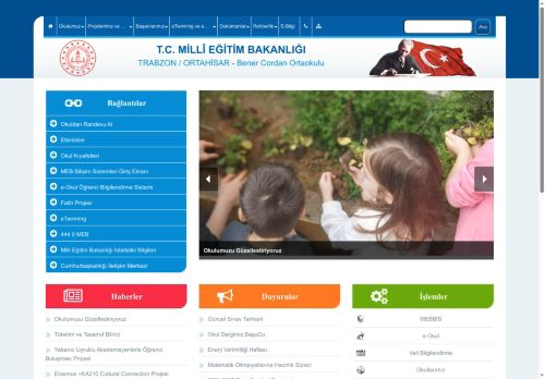 TRABZON / ORTAHİSAR - Bener Cordan Ortaokulu