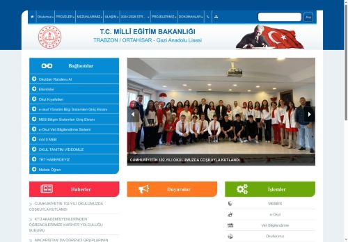 TRABZON / ORTAHİSAR - Gazi Anadolu Lisesi