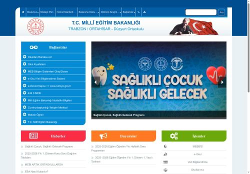 TRABZON / ORTAHİSAR - Düzyurt Ortaokulu