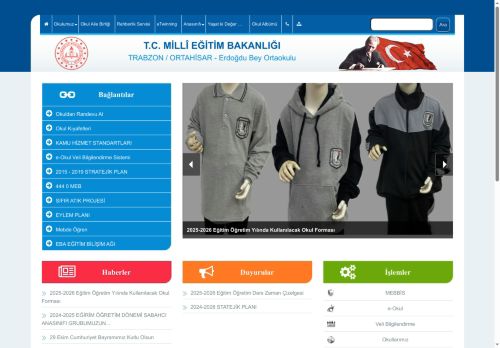 TRABZON / ORTAHİSAR - Erdoğdu Bey Ortaokulu