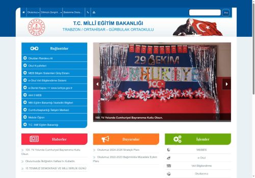 TRABZON / ORTAHİSAR - GÜRBULAK ORTAOKULU